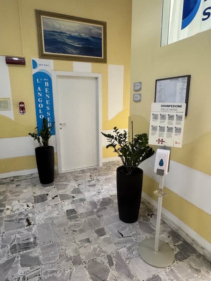 Ingresso dell'angolo del benessere